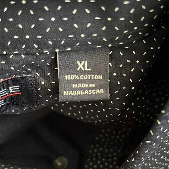 Roundtree & Yorke Blue Casual Button Down Shirt - Picture 9 of 9